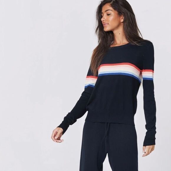 Madeleine Thompson X Spiritual Gangster striped sweater size Small - Picture 1 of 9